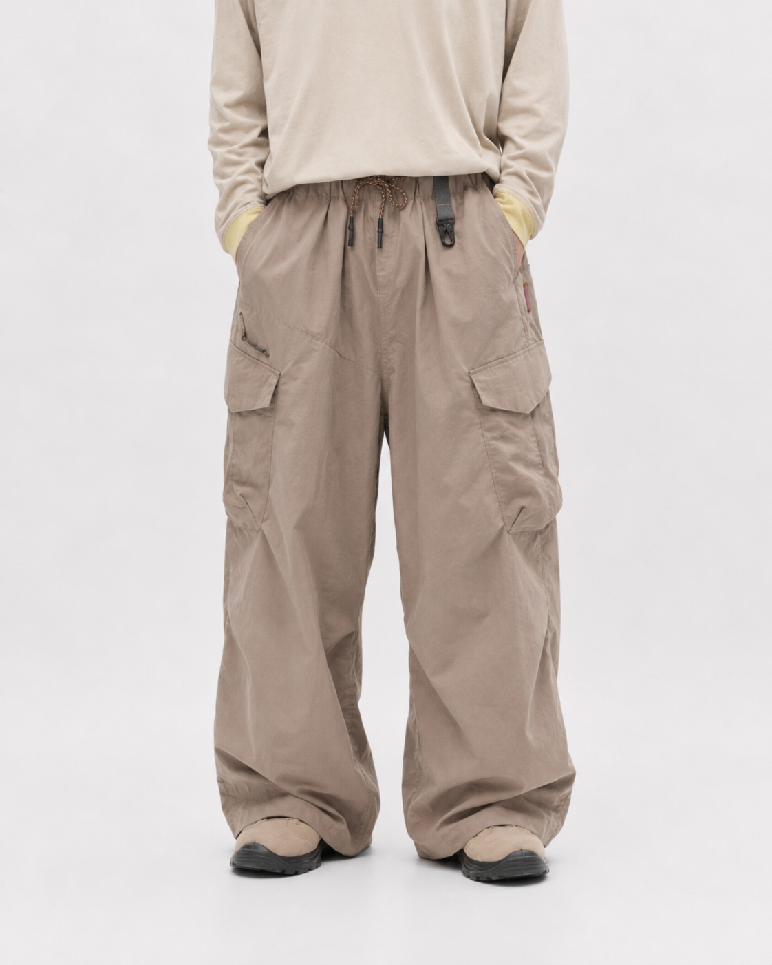 Pact water-repellent cargo trousers — Khaki # Colour_Khaki