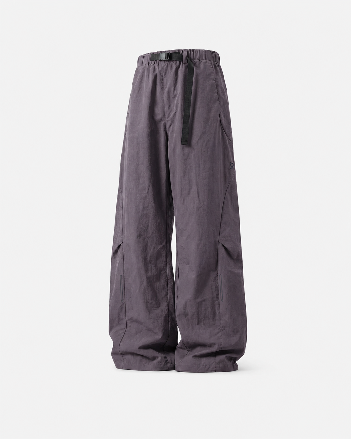 Pact Water-Repellent Parachute Cargo Trousers in Purple, styled # Colour_Purple