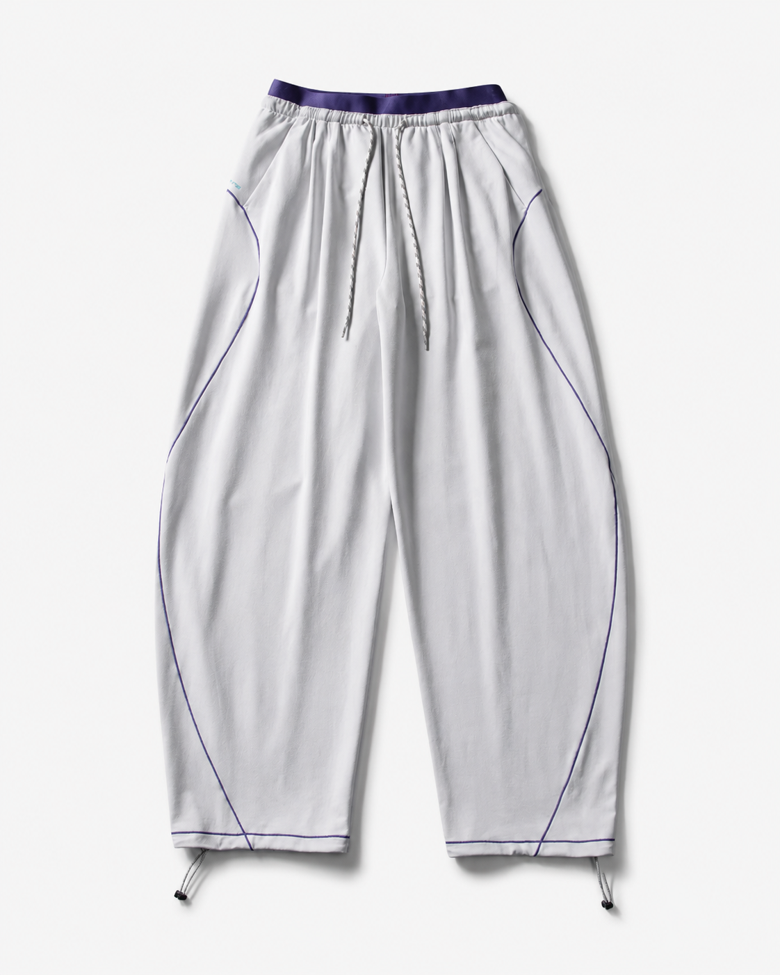 Pact Quick-Dry Wide-Leg Trousers in Cloud White, styled # Colour_Cloud White