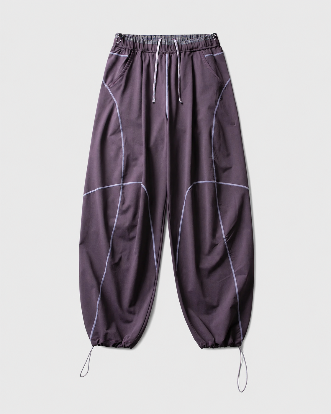 Pact Quick-Dry Wide-Leg Trousers in Purple, styled # Colour_Purple