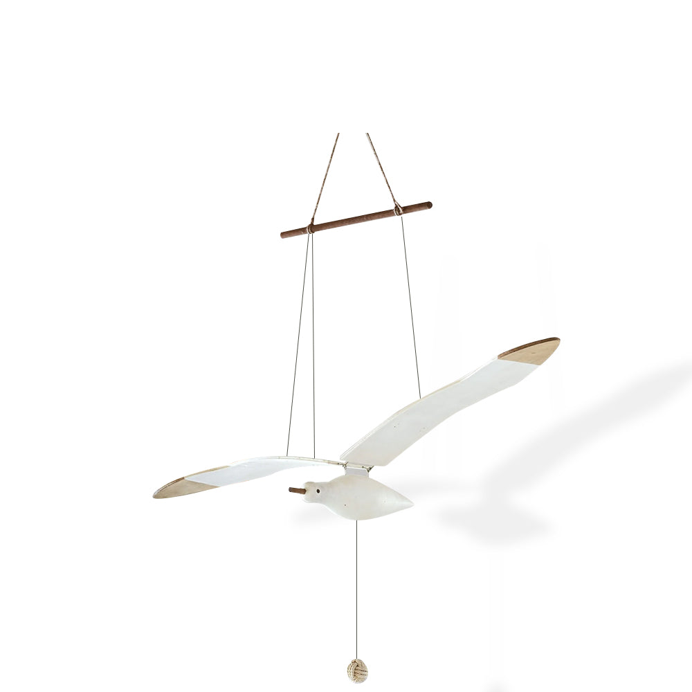 Coastal Drift | Wooden Gull Ornament with Articulated Wings | Unique Eco-Friendly Decor for Home 1 | jG1780481832140587302
