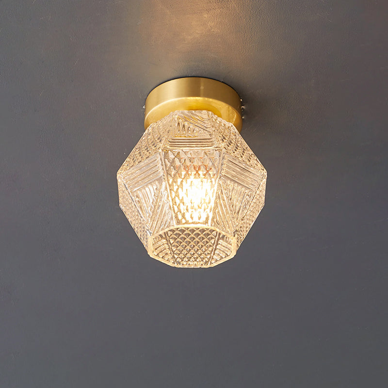 Elegant Collection | Flush Mount Ceiling Light Fixture with Geometric Glass Shade | Modern Design for Stylish Indoor Lighting 10 | he1780481832137694487,zX1780481832137873726,pg1780481832137784457
