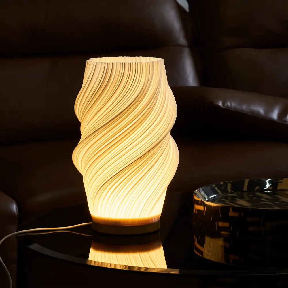 Elegant Dimmable Table Lamp with Wave Shade Design | USB-Powered Lighting for Modern Living 5 | nm1780390128204965607,ms1780390128204871956,CN1780390128204774807