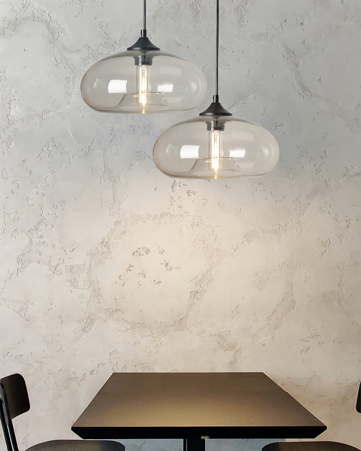 Elegant Glass Pendant Lighting with Adjustable Height | Modern Design for Kitchen and Home Decor 5