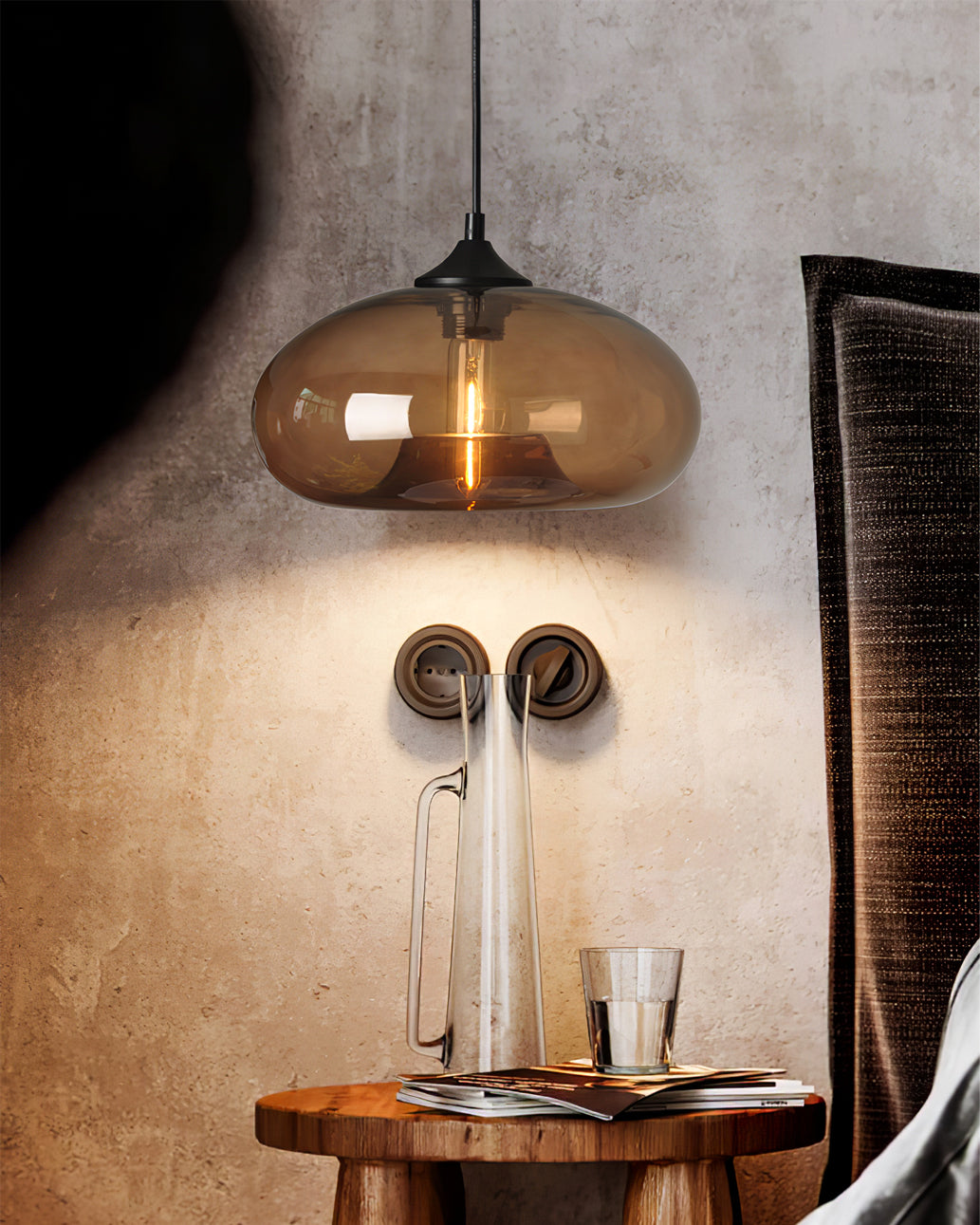 Elegant Glass Pendant Lighting with Adjustable Height | Modern Design for Kitchen and Home Decor 8