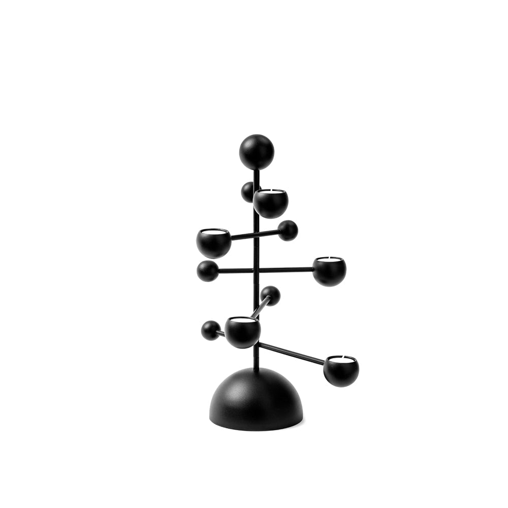 Elegant Metal Candelabra with Chrome Finish | Stylish Tabletop Accent for Indoor Decor 9 | yV1780481832140770723,Wb1780481832140859281
