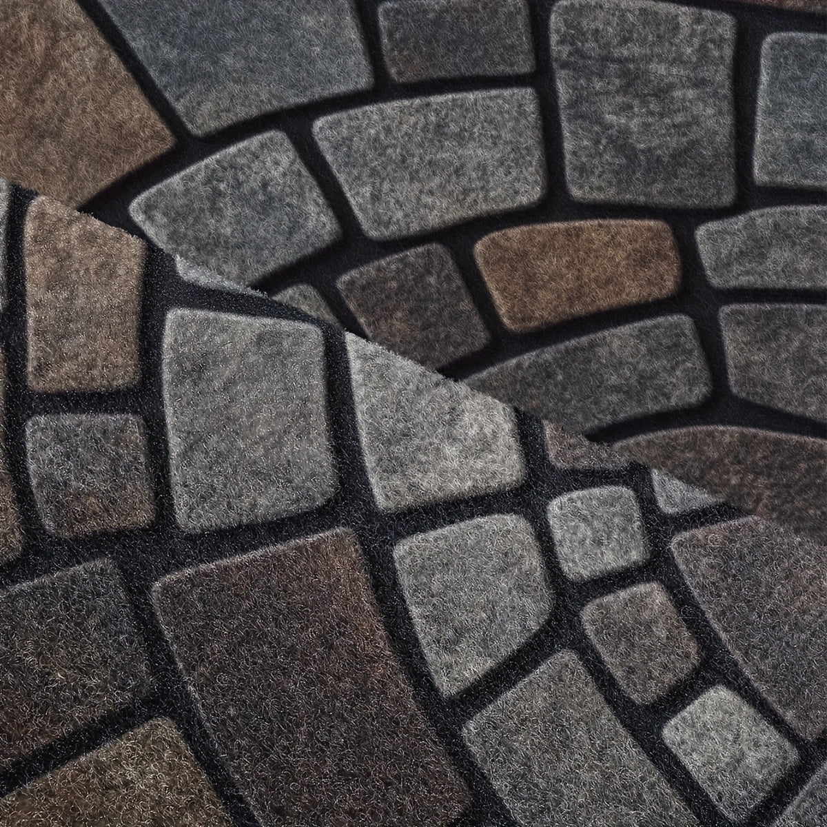Elegant Mosaic Door Mat | Semi-Circular Design with Non-Slip Backing | Durable & Easy to Clean for Indoor and Outdoor Use 6 | fq1780333007284445107,jx1780333007284539629
