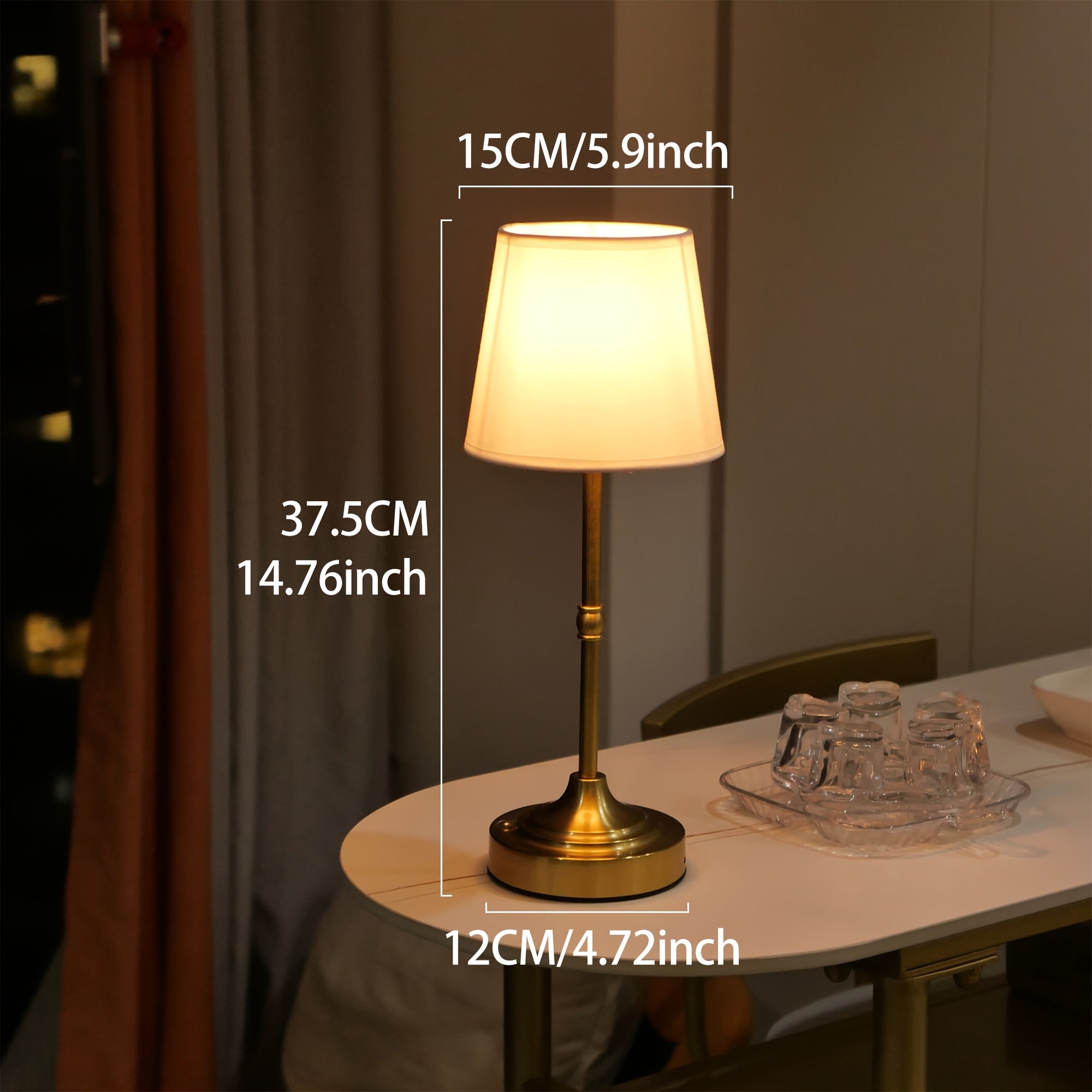 Elegant Table Lamp | Dimmable Cordless Design with Touch Control | Soft Ambient Lighting for Versatile Use 6 | YR1780333007301086105,bc1780333007301187791