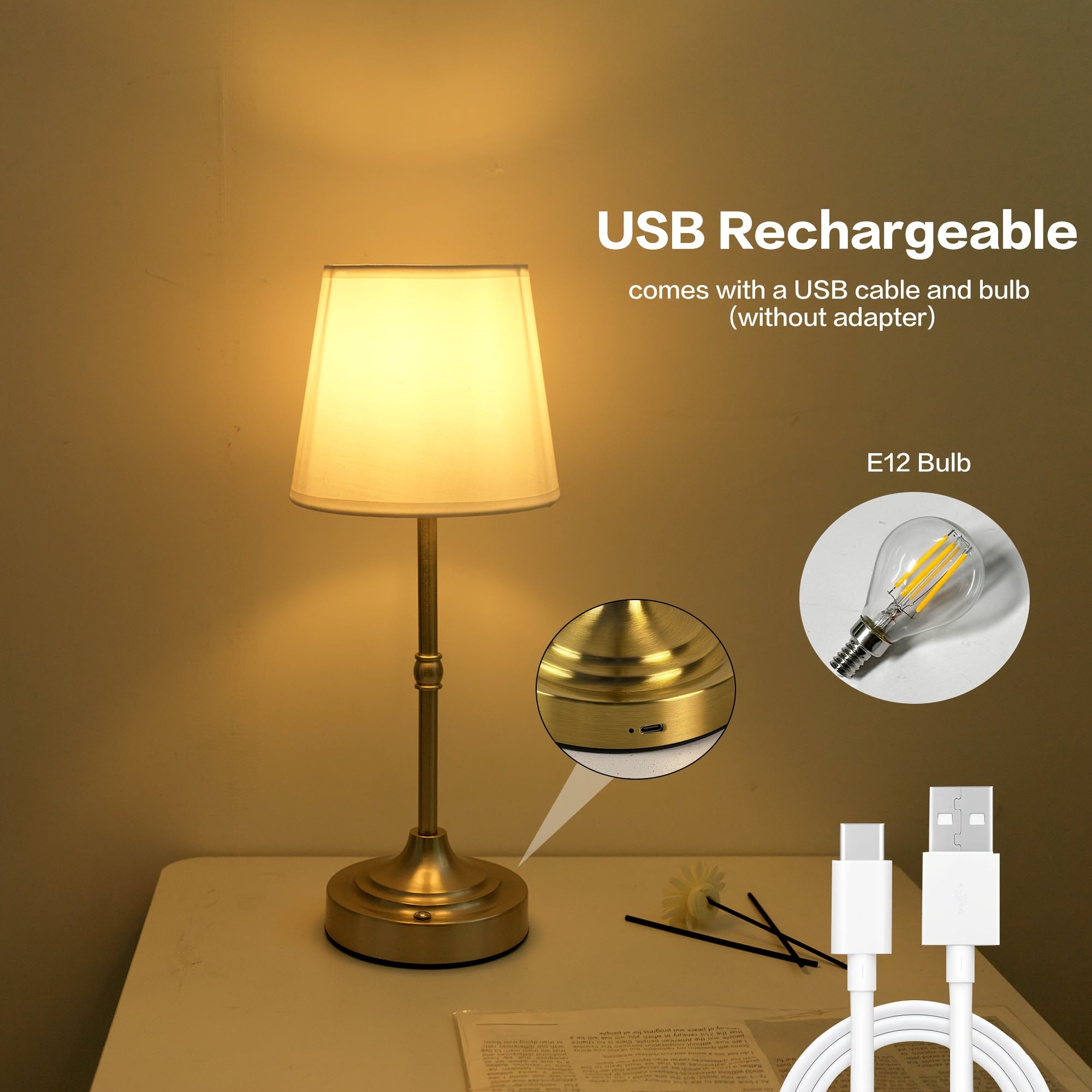 Elegant Table Lamp | Dimmable Cordless Design with Touch Control | Soft Ambient Lighting for Versatile Use 8 | YR1780333007301086105,bc1780333007301187791