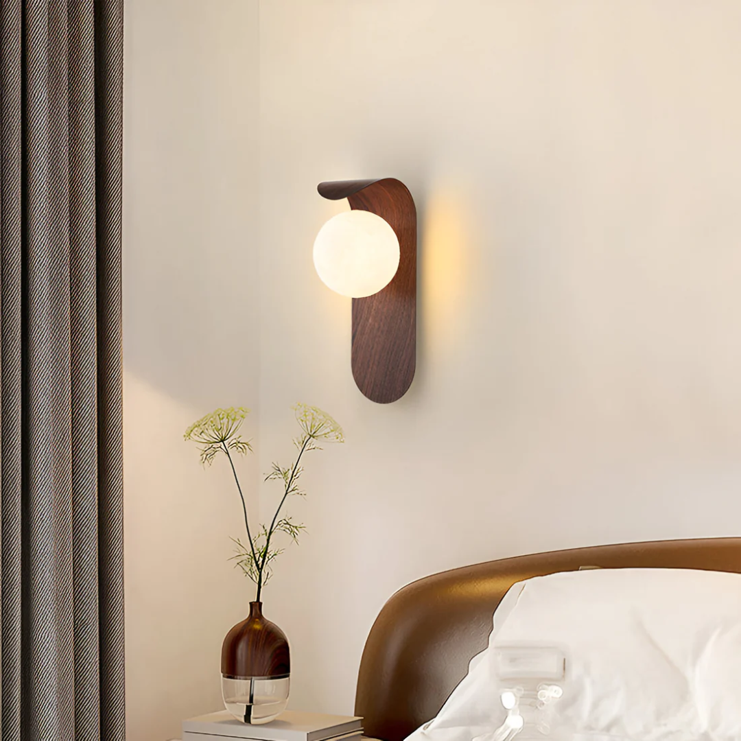 Icar | Scandinavian LED Wall Lamp with Wooden Design & Ambient Glow | Perfect for Modern Spaces 1 | sG1780333007300881345,lZ1780333007300983470