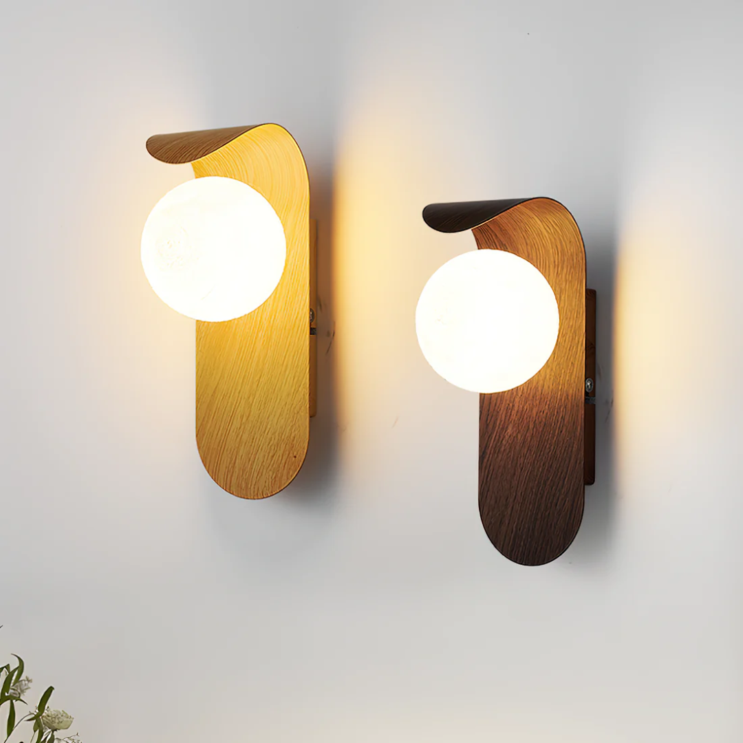 Icar | Scandinavian LED Wall Lamp with Wooden Design & Ambient Glow | Perfect for Modern Spaces 3 | sG1780333007300881345,lZ1780333007300983470