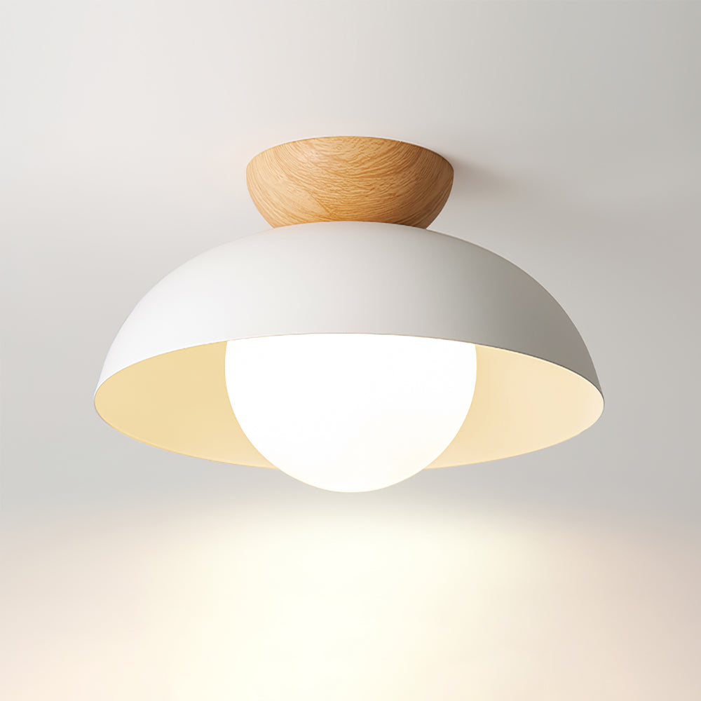 Modern Flush Mount Ceiling Light with Warm LED Glow | Sleek Fixture for Cozy Indoor Spaces 0