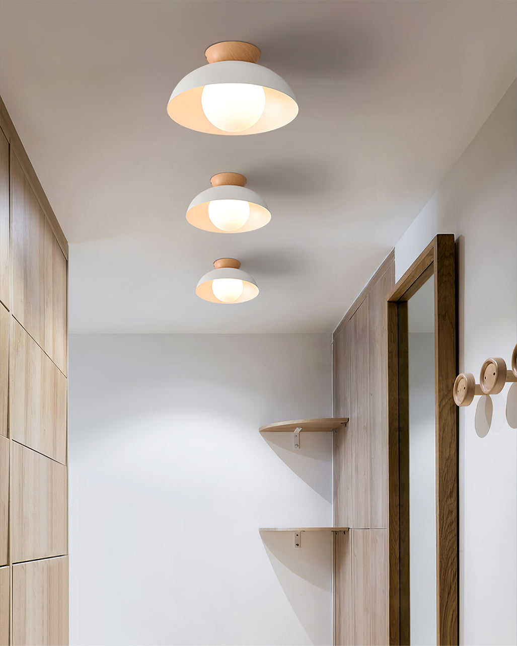 Modern Flush Mount Ceiling Light with Warm LED Glow | Sleek Fixture for Cozy Indoor Spaces 4