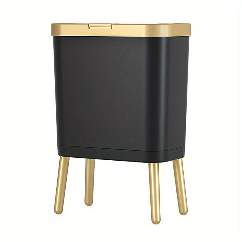 Modern Odour-Sealing Trash Can | 15L Stylish Garbage Bin with Elevated Legs | Space-Saving Design for a Clean Home 6 | Mn1780333007288587046,QW1780333007288396792,yW1780333007288492773,qJ1780333007288679340