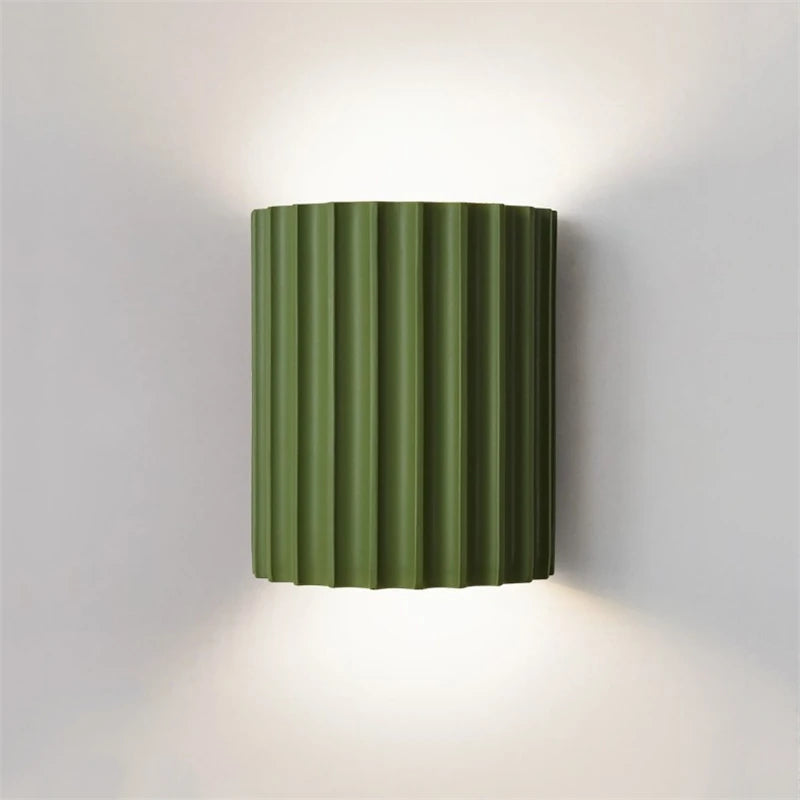Nordic Modern | Resin Wall Lamp with Ribbed Design | Soft Ambient Lighting for Elegant Interiors 7 | LI1780333007293832951,dt1780333007294132753,cO1780333007292996267,Lc1780333007293096554