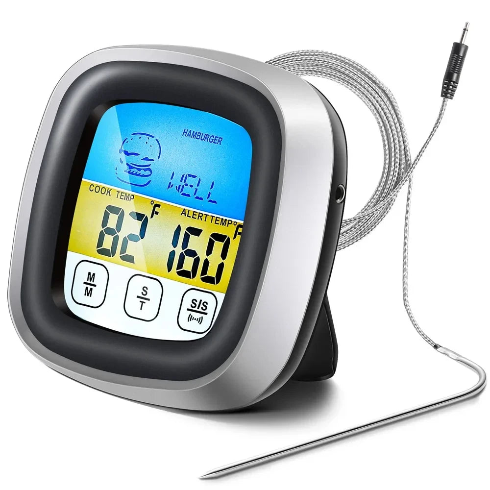 Digital Kitchen Thermometer – Instant-Read Probe for Meat, BBQ & Baking