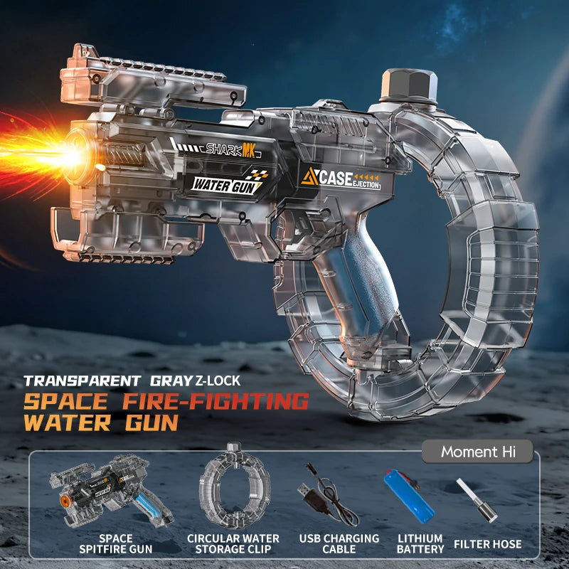Electric Water Blaster – Automatic Squirt Gun with Water Suction, Rechargeable