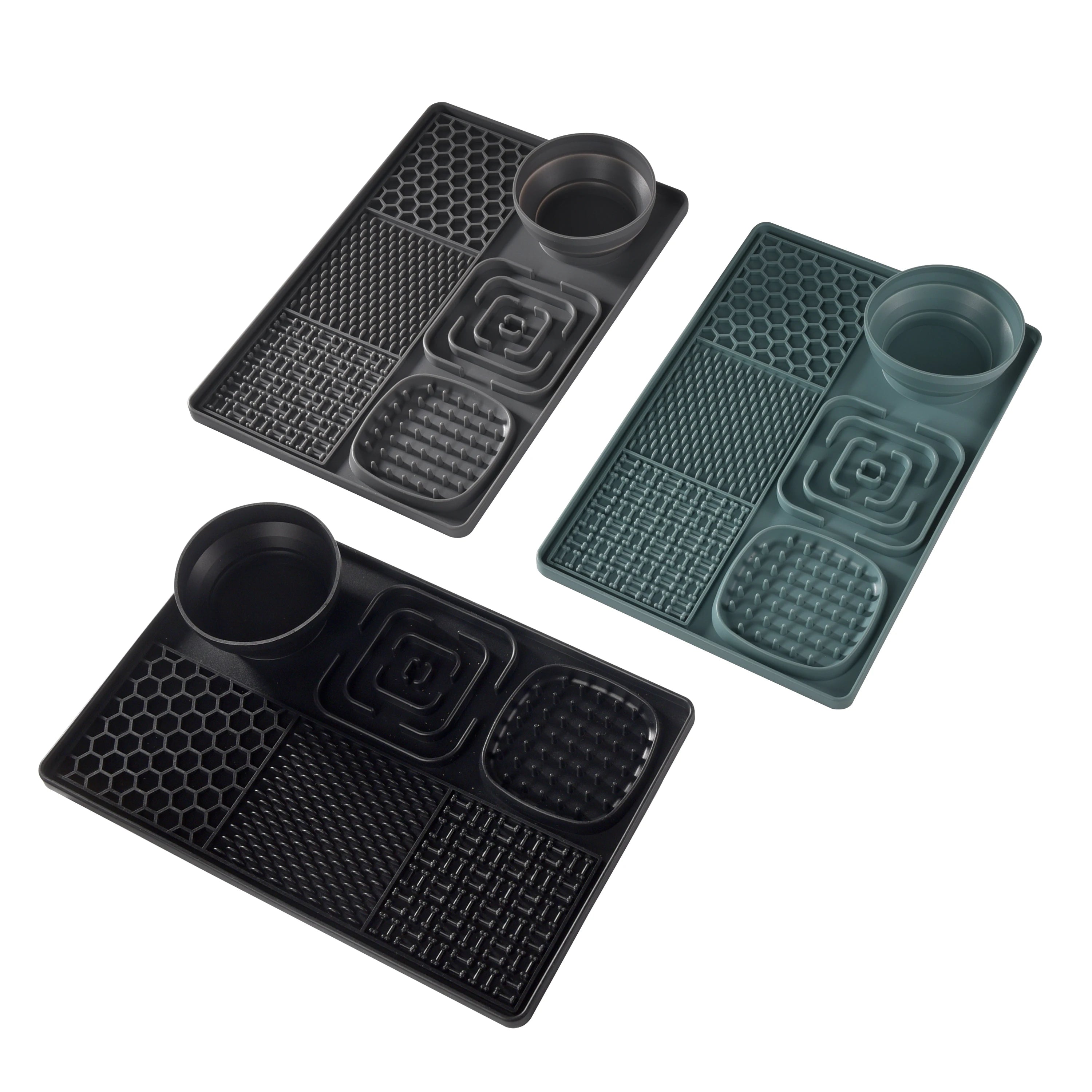 Dog Slow Feeder Licking Mat – 3-in-1 Silicone Pad with Suction Base, BPA-Free