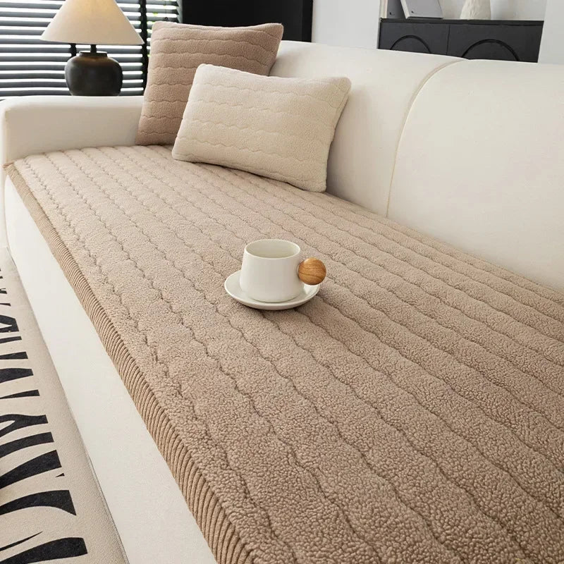 Berber Fleece Sofa Cover