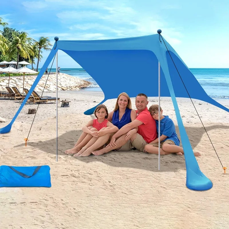 Pop-Up Beach Tent Canopy – Ultralight UV Sun Shade with Carry Bag