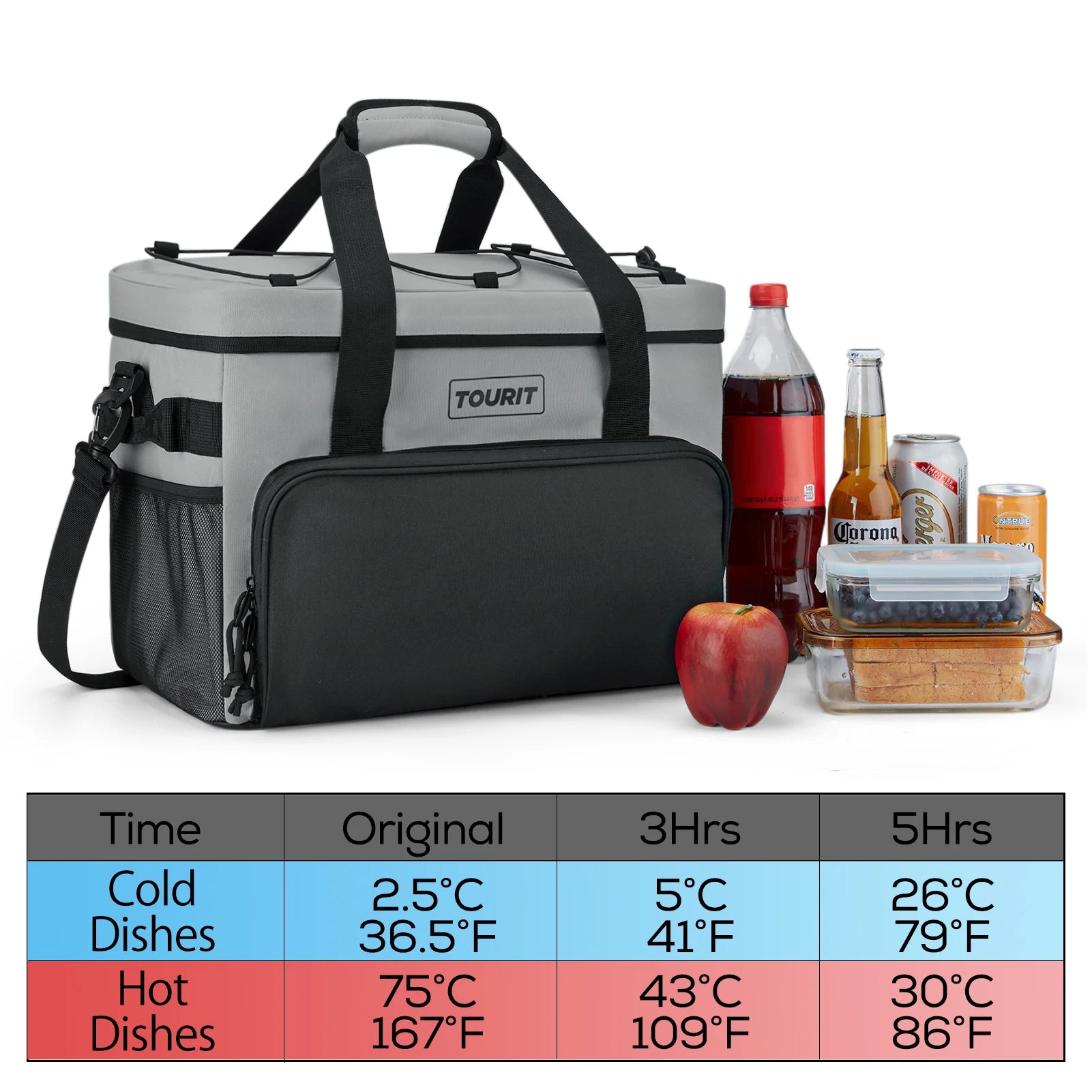 Foldable Cooler Bag – Leakproof Insulated Cool Bag for Drinks & Picnics, 14–32L