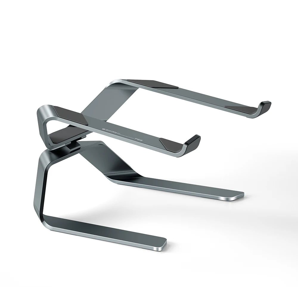 Adjustable Aluminium Laptop Stand – Foldable Cooling Riser for 10–17.3 inch Laptops & Tablets