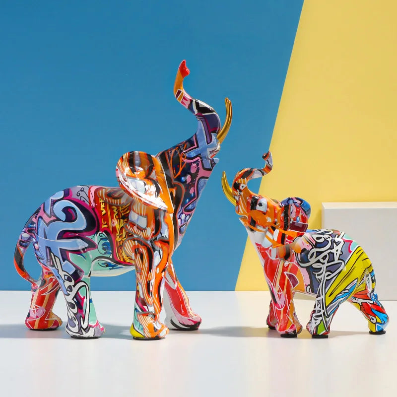HueCast – Colourful Resin Elephant Sculpture for the Home