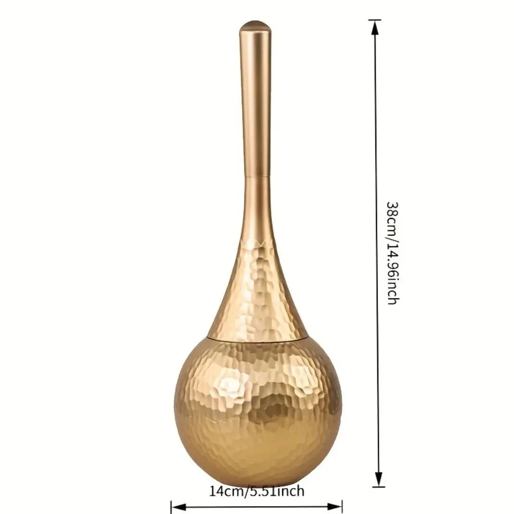 GleamSweep – Long-Handle Toilet Brush with Freestanding Holder