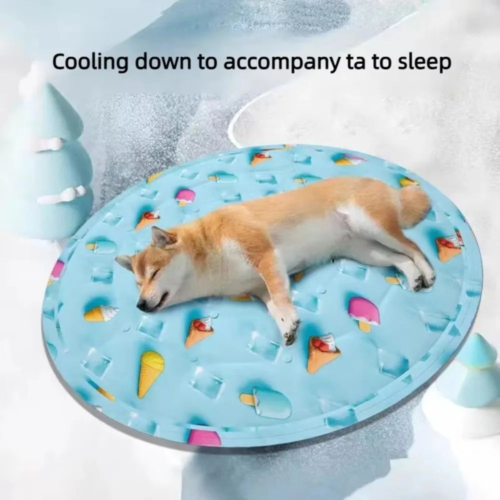 Pet Cooling Mat – Breathable Washable Summer Sleeping Pad for Dogs & Cats