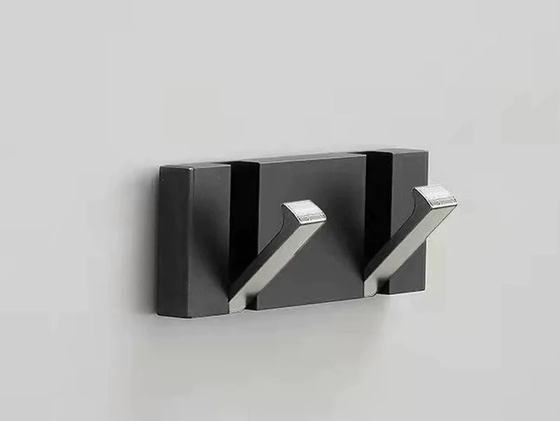 SleekMount – Folding Aluminium Robe & Towel Hooks