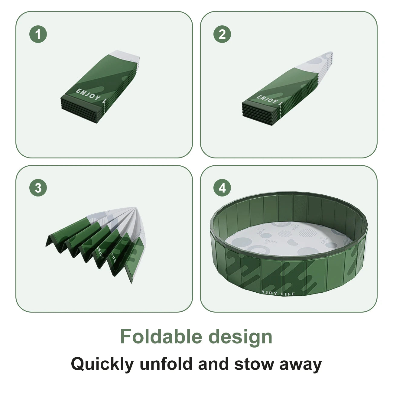 Foldable Ball Pit & Play Pool – Portable Paddling Pool for Kids & Pets
