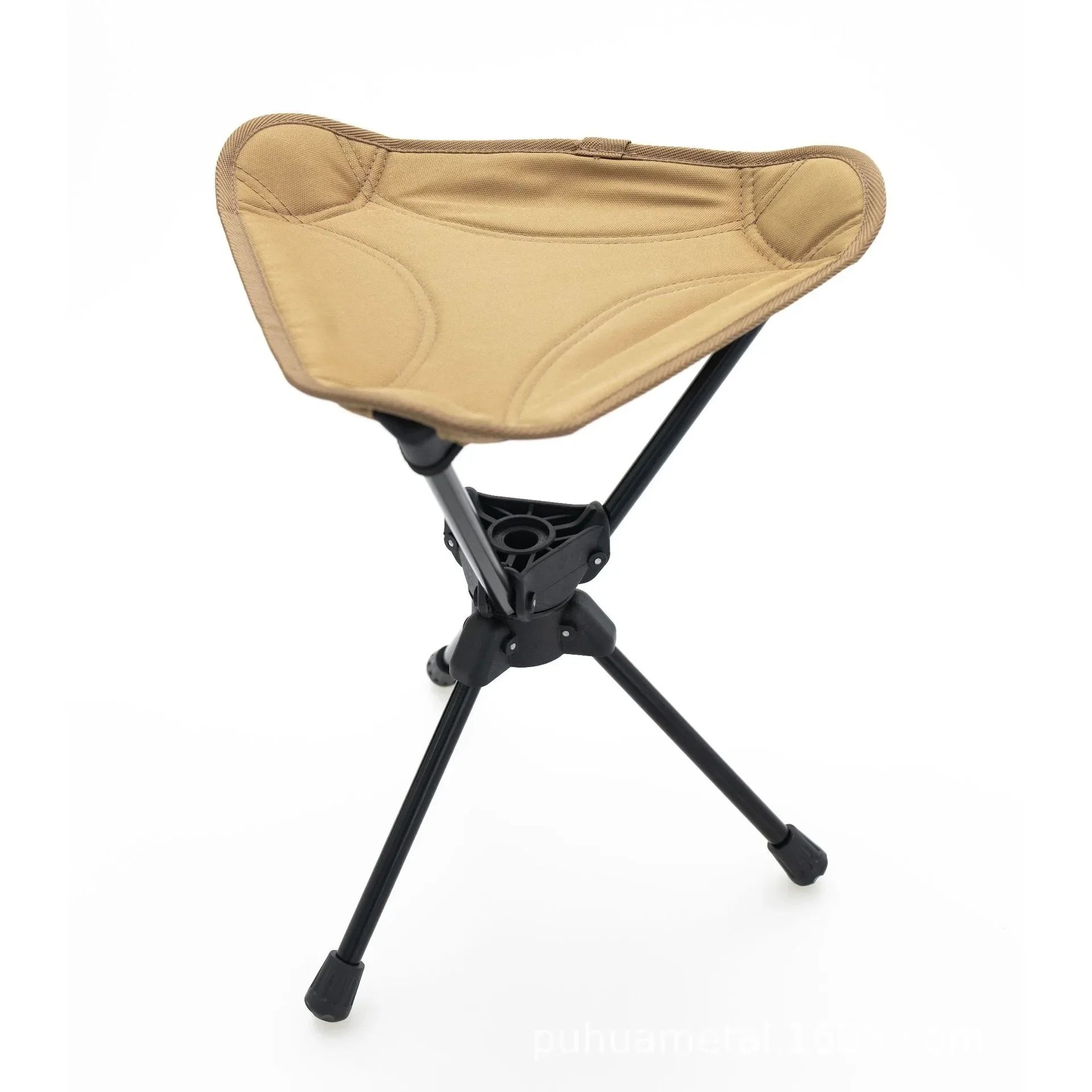 360° Folding Camping Stool – Lightweight Rotating Chair for Fishing & Picnics