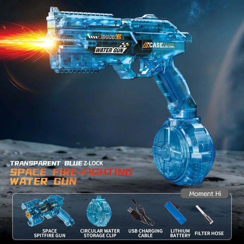 Electric Water Blaster – Automatic Squirt Gun with Water Suction, Rechargeable