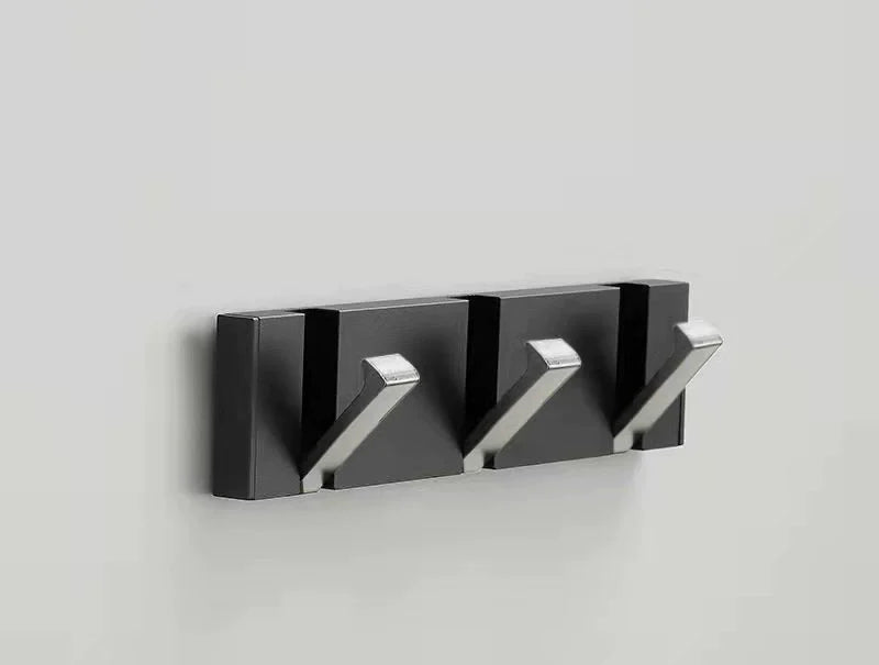 SleekMount – Folding Aluminium Robe & Towel Hooks