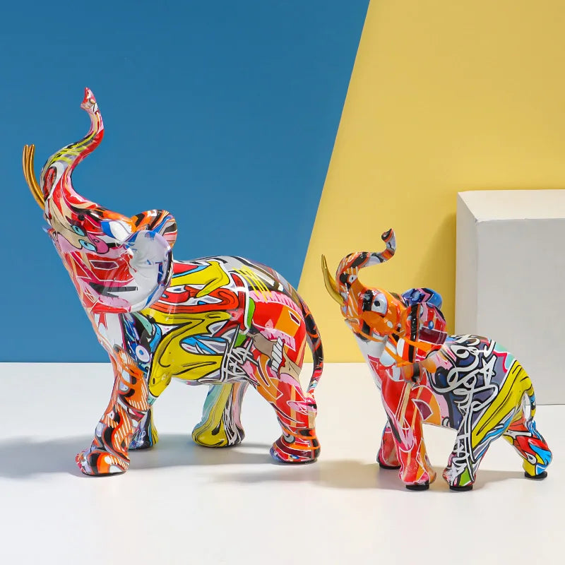 HueCast – Colourful Resin Elephant Sculpture for the Home
