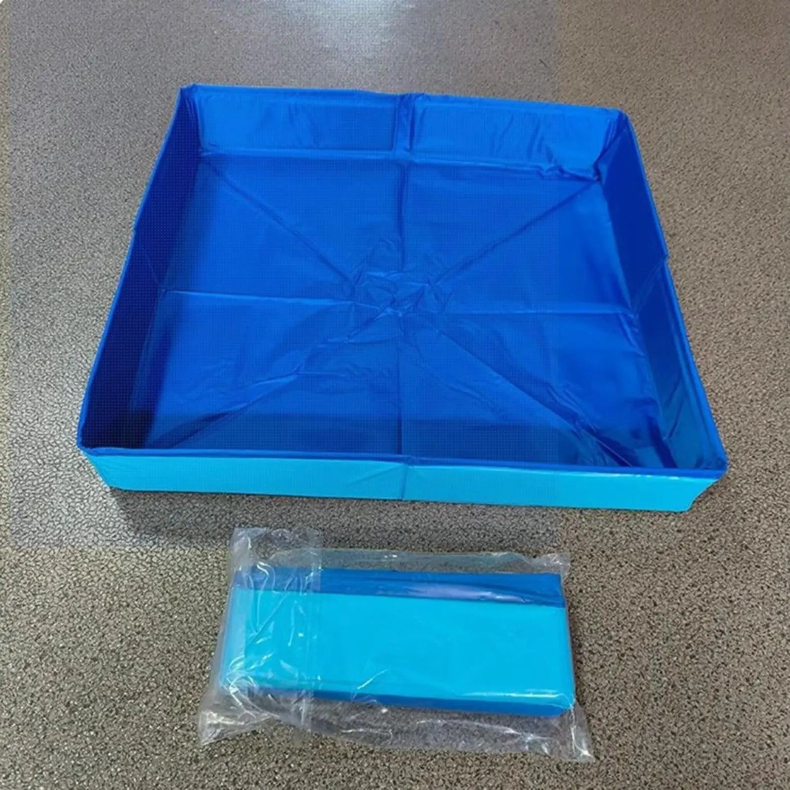 Foldable Dog Pool – Non-Inflatable PVC Pet Bath & Paddling Pool for Dogs & Cats