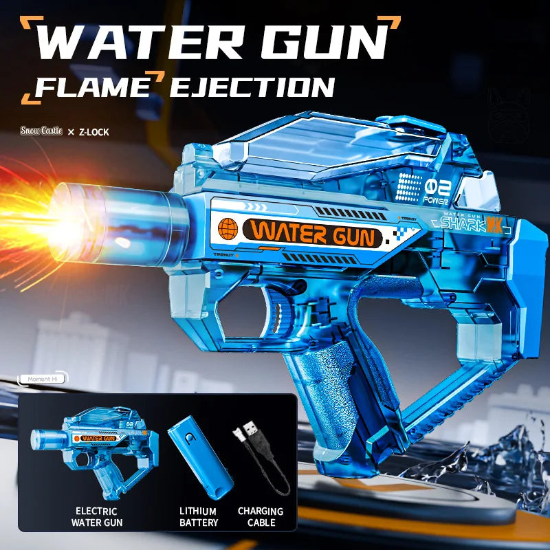 Electric Water Blaster – Automatic Squirt Gun with Water Suction, Rechargeable