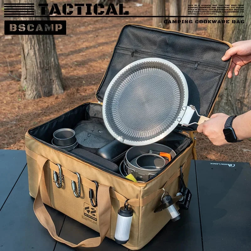 Insulated Camping Cooler Bag – Waterproof Foldable Picnic & Storage Box, 30–56L