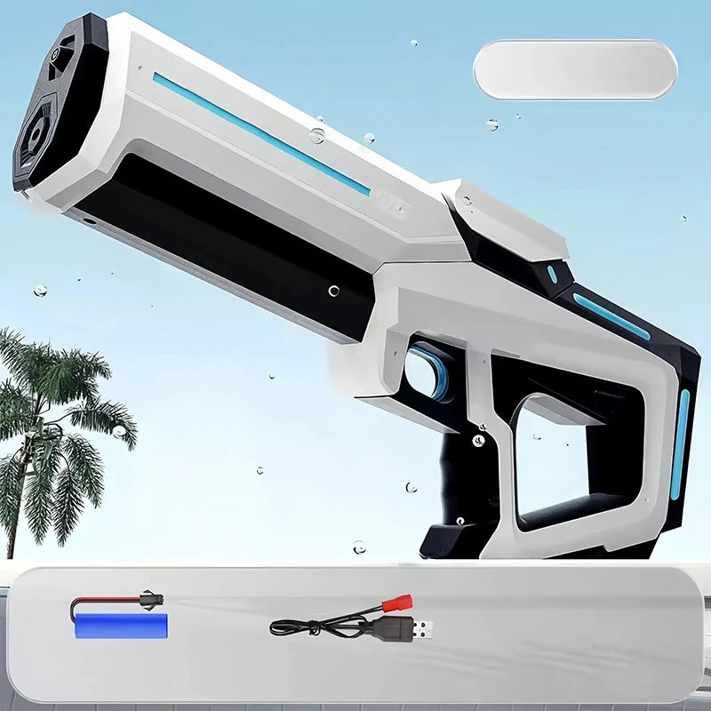 Automatic Electric Water Gun – Powerful Squirt Blaster with Suction Refill