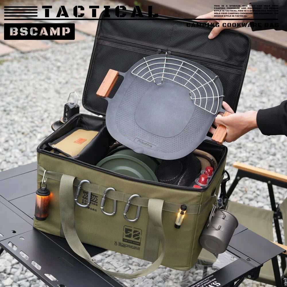 Insulated Camping Cooler Bag – Waterproof Foldable Picnic & Storage Box, 30–56L