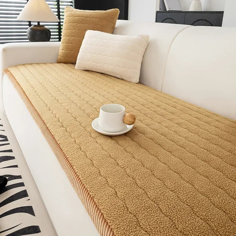 Berber Fleece Sofa Cover