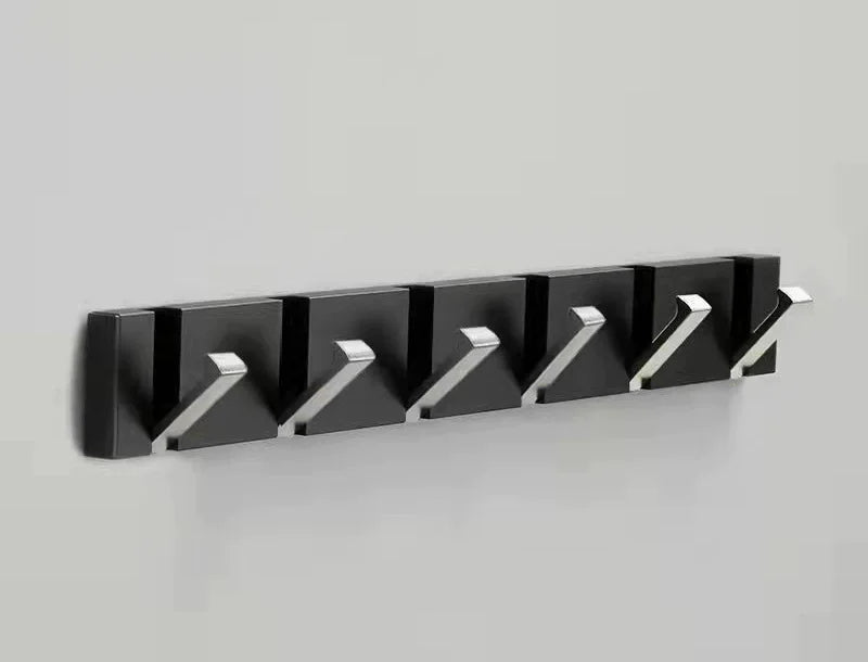 SleekMount – Folding Aluminium Robe & Towel Hooks