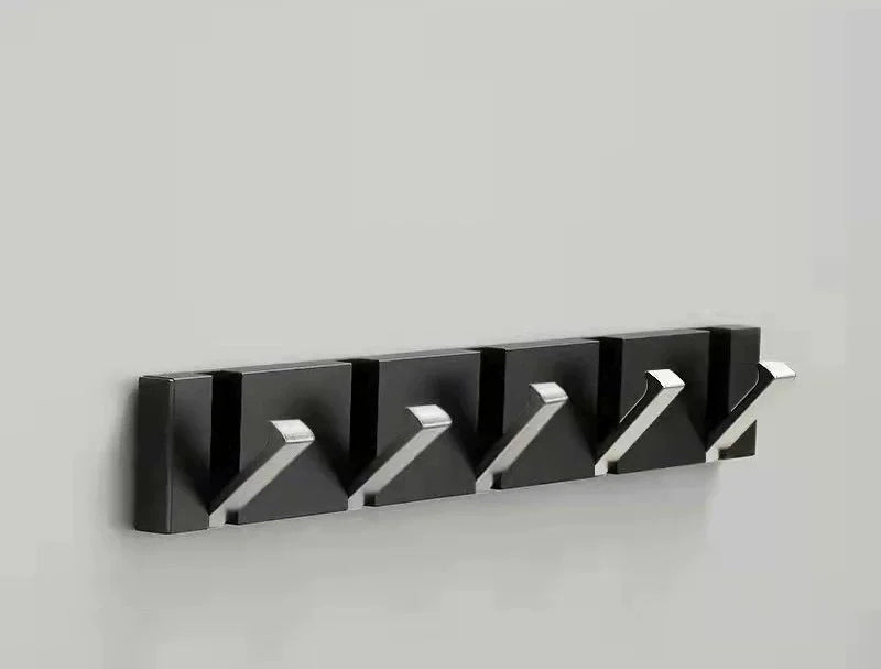 SleekMount – Folding Aluminium Robe & Towel Hooks
