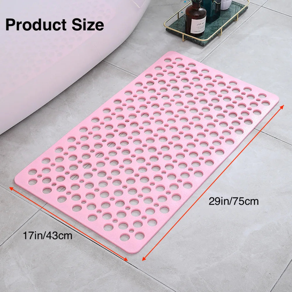 AquaStead – Non-Slip Suction Shower Mat with Drainage Holes