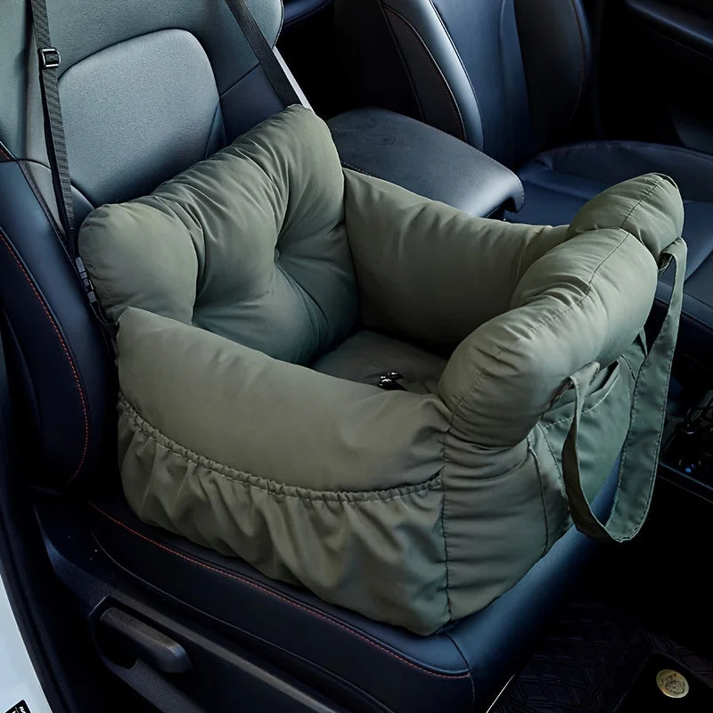 Small Dog Car Seat with Safety Strap