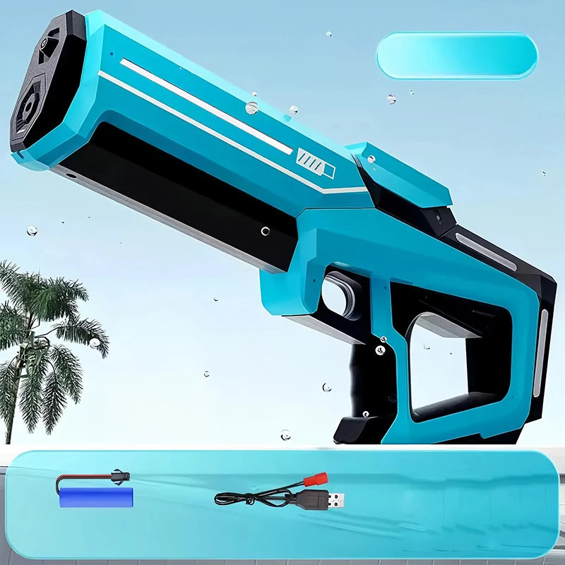 Automatic Electric Water Gun – Powerful Squirt Blaster with Suction Refill