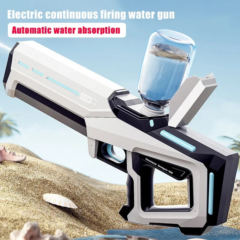 Automatic Electric Water Gun – Powerful Squirt Blaster with Suction Refill