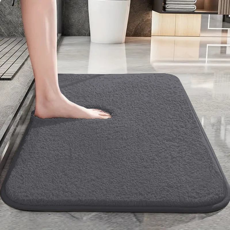 PillowTread – Ultra-Soft Absorbent Bath Mat with Non-Slip Backing