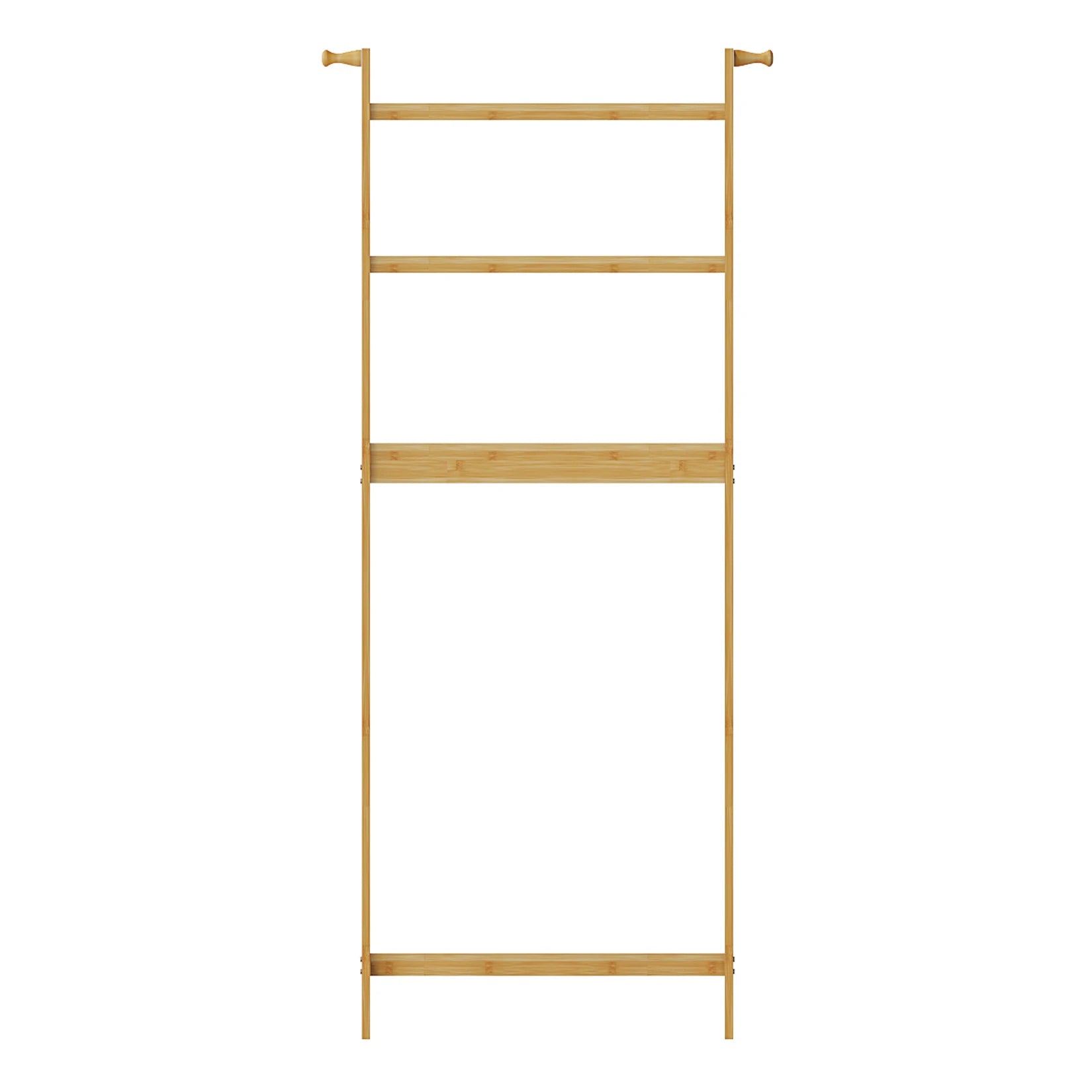 Over-the-Toilet Bamboo Storage Shelf – 3-Tier Bathroom Space-Saver Rack