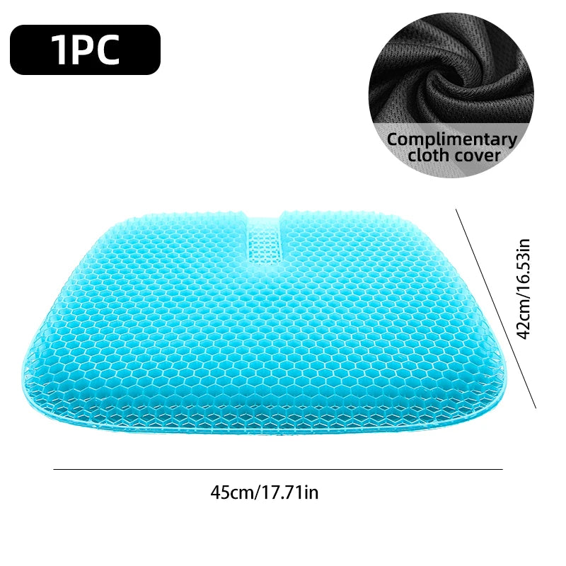 Cooling Gel Seat Cushion – Breathable Honeycomb Pad for Pressure Relief
